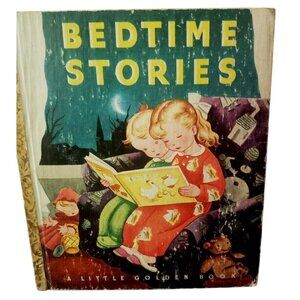 Little Golden Book Bedtime Stories Storybook Vintage